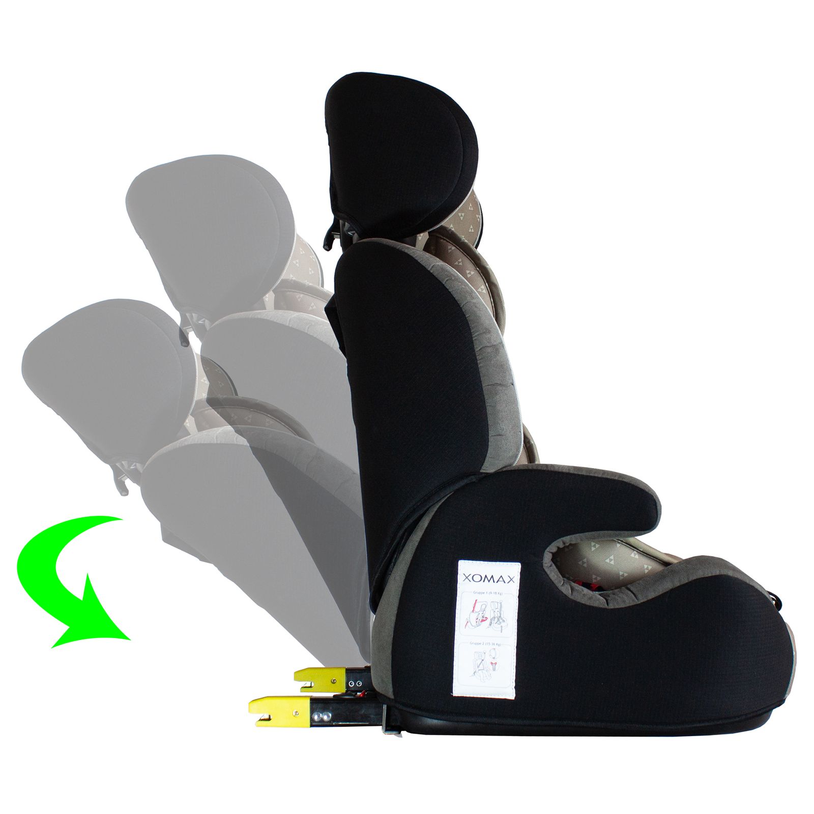 XOMAX XL-518 Siège auto pour enfant avec ISOFIX I 9-36 kg, 1-12 ans