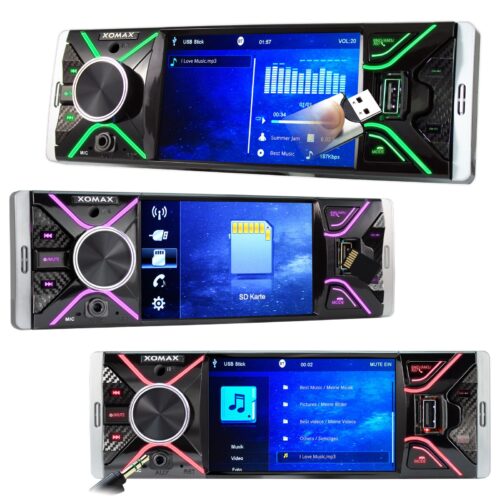 XOMAX XM-RD285 Autoradio mit DAB+ plus, Bluetooth